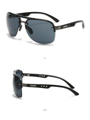 Men's Frog-Frame Sunglasses - UV Protection Premium Driving Sunglasses, Internet Trend Double-Bridge Design - Image 2